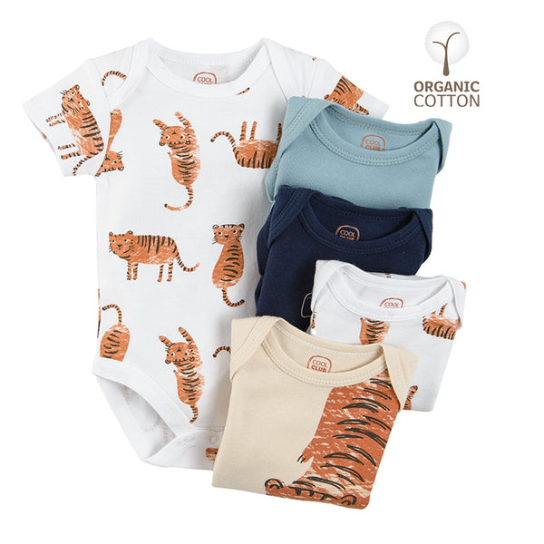 Boy's Set Bodysuit With Short Sleeves Mix Set 5 CC CUB2400876 00