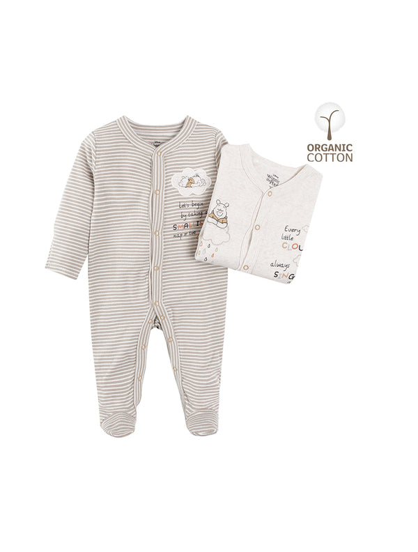Boy's Organic Cotton Romper Set 2 Pcs CC LUB2401127 00