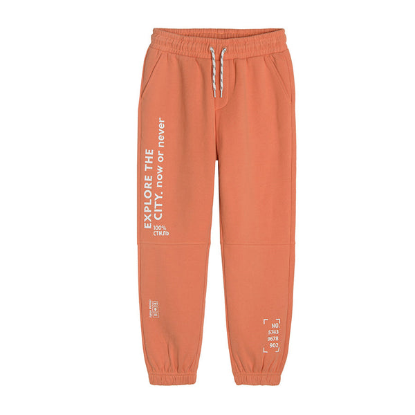 Boy's Sweat Pants Orange Explore the City CC CCB2420320