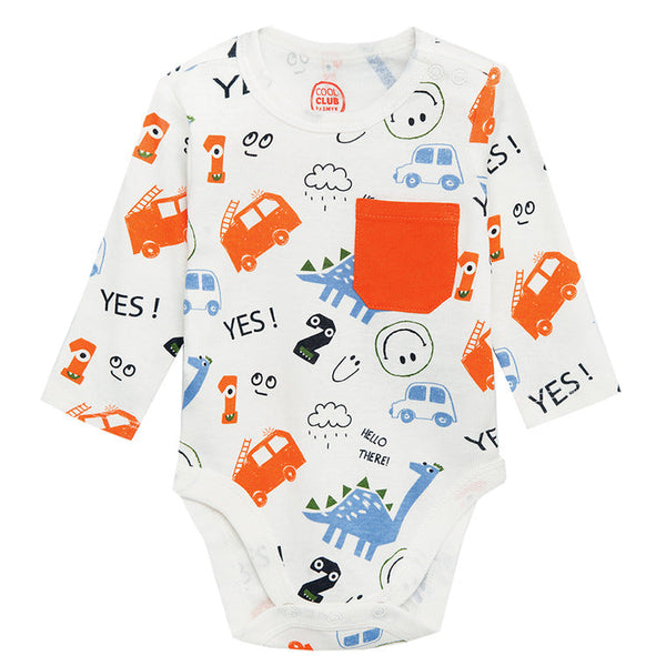 Boy's Body with Long Sleeves Ecru CC CCB2500470