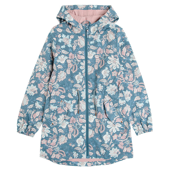 Girls Jacket with a Hood Turquoise and Pink CC COG2520713