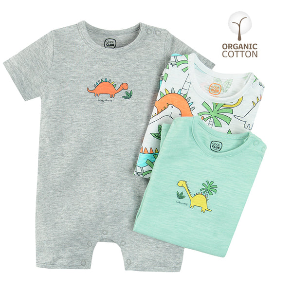 Boy's Romper Organic Cotton Set 3 Pcs CC CUB2402350