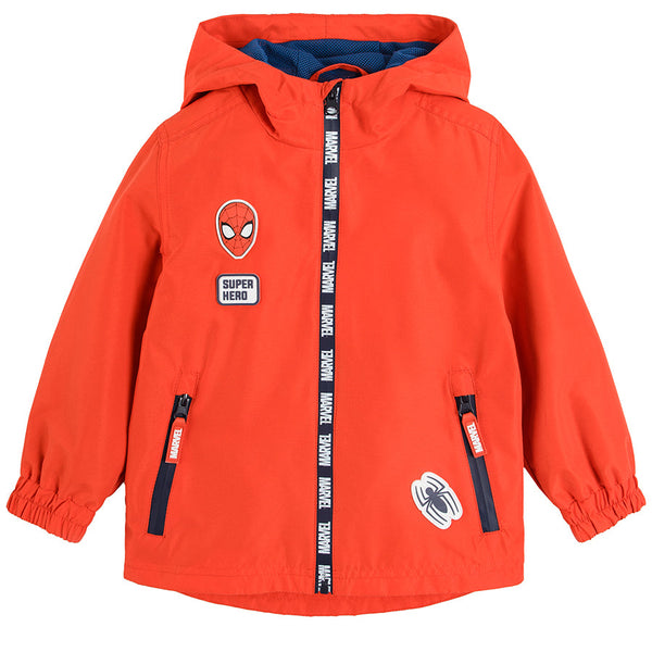 Boy's Hooded Jacket Rainwear Red Spider Man CC LOB2510139