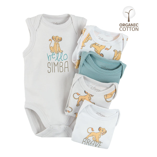 Boy's Set Bodysuit With Short Sleeves Mix Set 5 CC LUB2402187 00