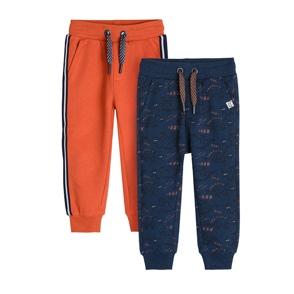 Boy's Trouser Orange & Navy Blue Set of 2 CC CCB2411049 00