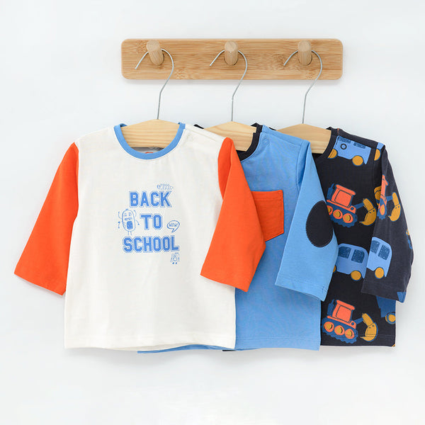 Boy's Long-sleeved Blouse Mix Set 3 Pcs. CC CCB2502943 00