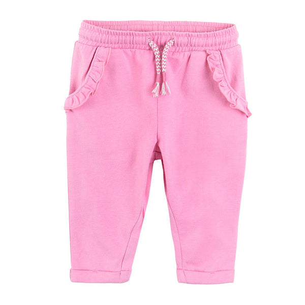 Girl's Sweat Pants Pink CC CCG2402051