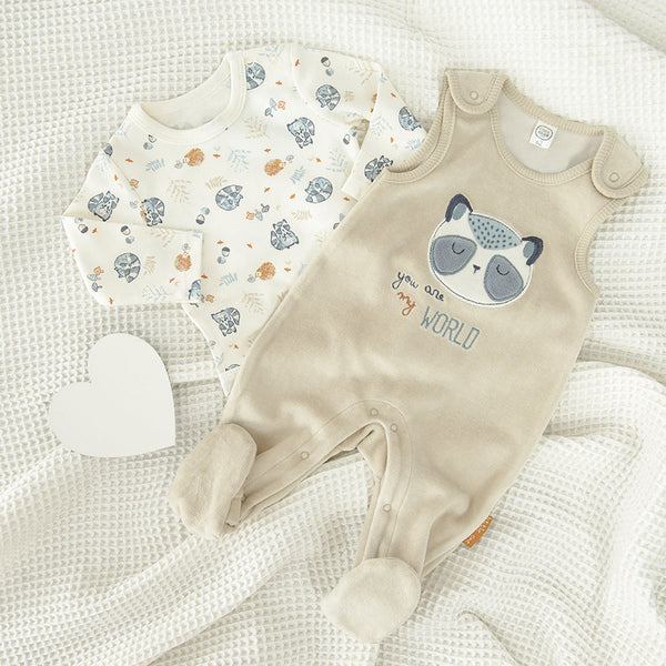 Boy's Set Rompers Bodysuit With Long Sleeves Mix CC CNB2500688-00