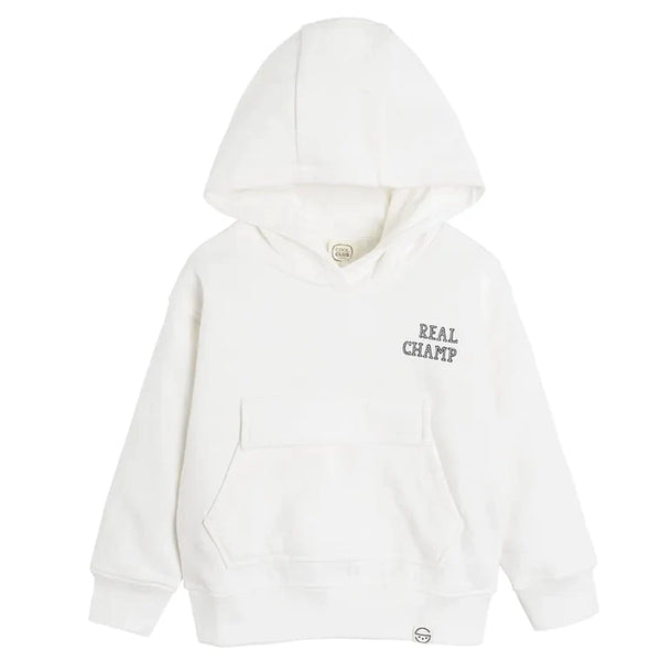 Boy's Hooded Sweatshirt Ecru CC CCB2510913