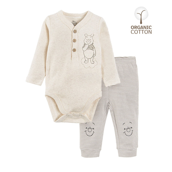 Boy's Organic Cotton Body Suit with Trouser Set of 2 CC LNB2401111 00